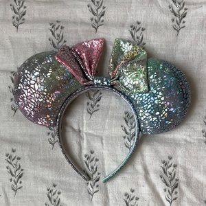 3 for $30! Multicolor Silver Mickey/Minnie Mouse Ears, Small Shop, Disneyland